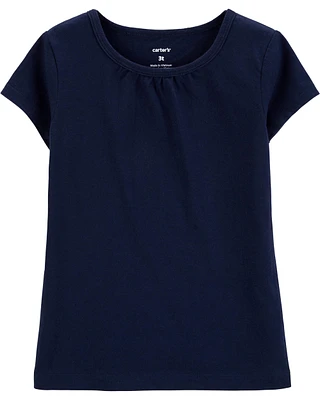 Navy Cotton Tee