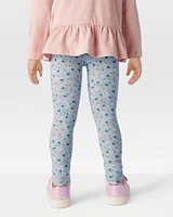 Toddler Floral Stretch Leggings