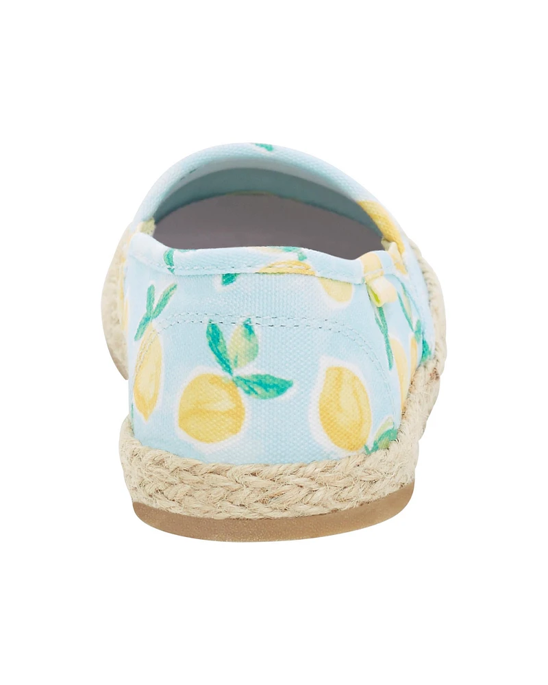 Toddler Lemon Espadrille Shoes