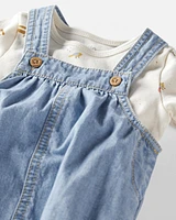 Baby Organic Cotton Chambray Bubble Set