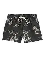 Toddler Palm Tree Swim Trunks