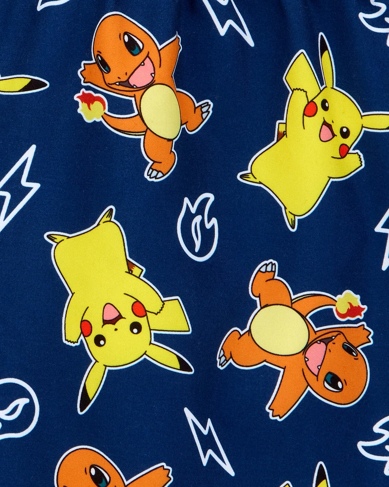 Kid Pokémon™ Pikachu Swim Trunks - Navy/Yellow