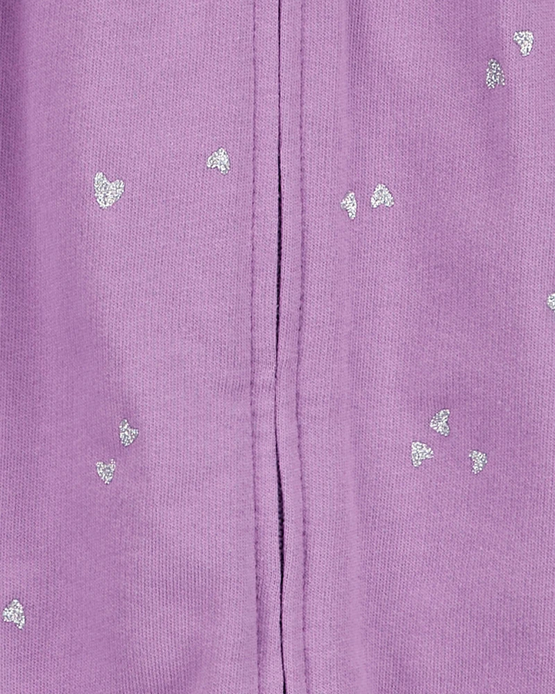 Baby Long-Sleeve Jumpsuit - Purple