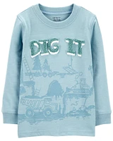 Toddler Construction Dig It Graphic Tee