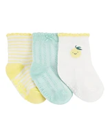 Baby Lemon 3-Pack Socks