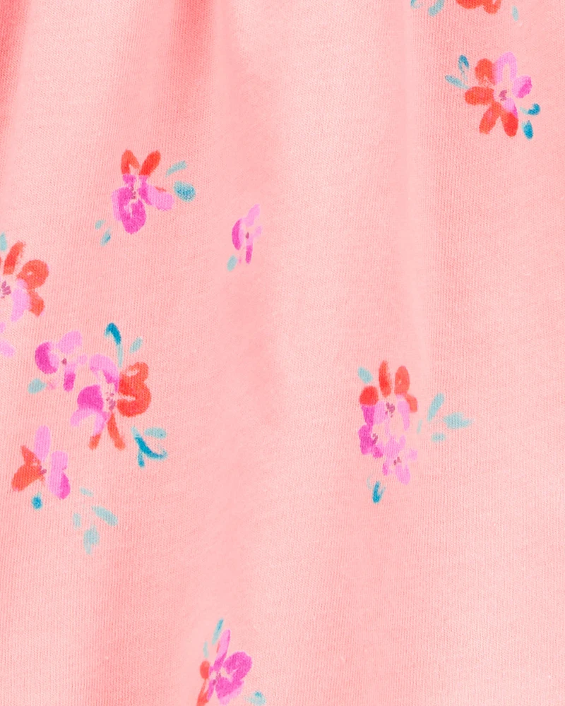 Toddler Floral Print Romper