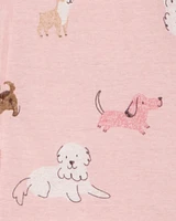 Baby 1-Piece Dog 100% Snug Fit Cotton Footie Pyjamas