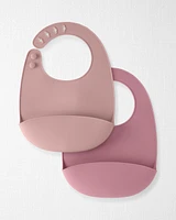 2-Pack Silicone Bibs