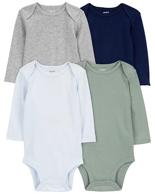 4-Pack Long-Sleeve Original Bodysuits