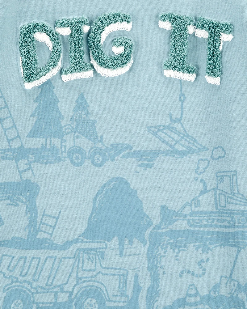 Toddler Construction Dig It Graphic Tee