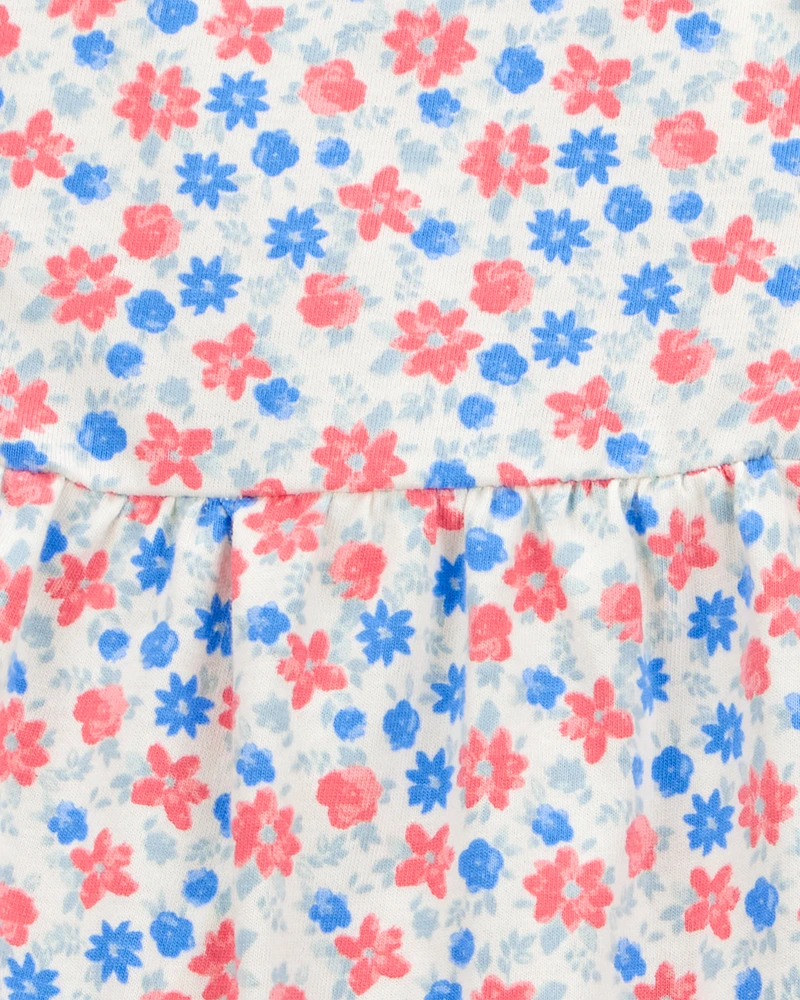 Baby 3-Piece Floral Little Diaper Cover Set