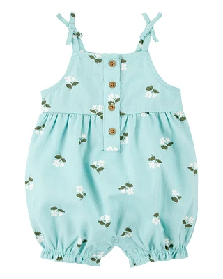 Baby Floral Cotton Romper