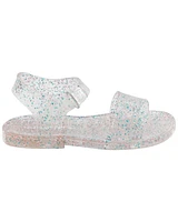 Glitter Jelly Sandals