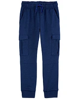 Kid Pull-On Knit Cargo Pants