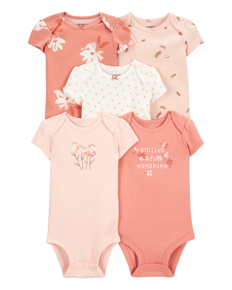 Baby 5-Pack Short-Sleeve Original Bodysuits