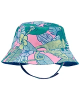 Floral Reversible Bucket Cap