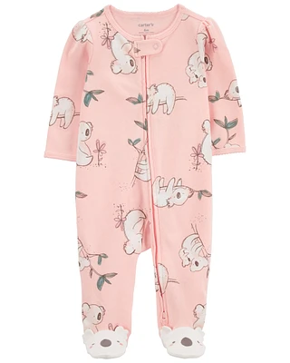 Koala 2-Way Zip Cotton Sleeper