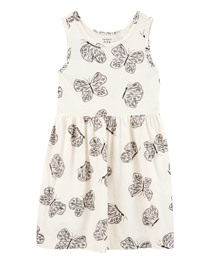 Kid Butterfly Tank Dress