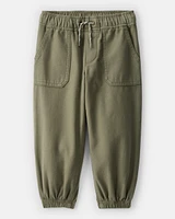 Toddler Boy Herringbone Fashion Pants - Green