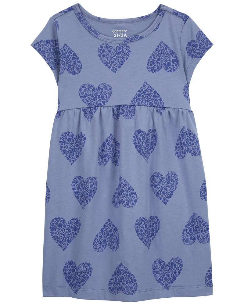 Toddler Heart Jersey Dress