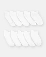 Toddler 10-Pack No Show Socks