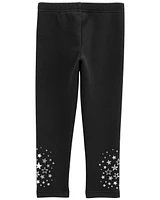 Star Cozy Fleece Leggings