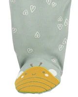 Baby Bee Zip 2-Way Cotton Sleeper