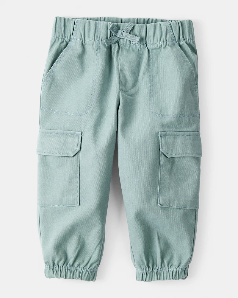 Baby 2-Piece "Loved" Pullover Sweatshirt & Pant Set - Cream/Green