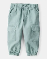 Baby 2-Piece "Loved" Pullover Sweatshirt & Pant Set - Cream/Green