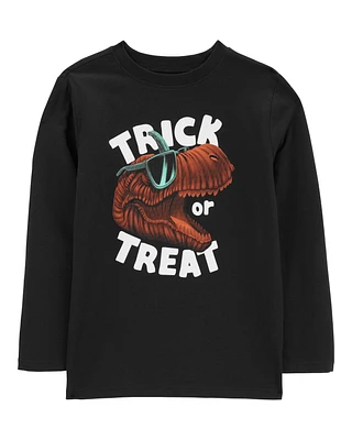 Kid Halloween Dinosaur Graphic Tee