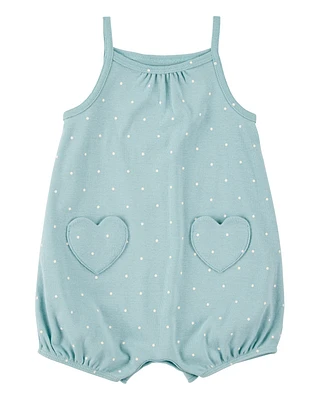 Baby Heart Cotton Romper