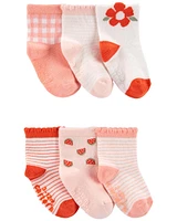 Toddler 6-Pack Striped Socks