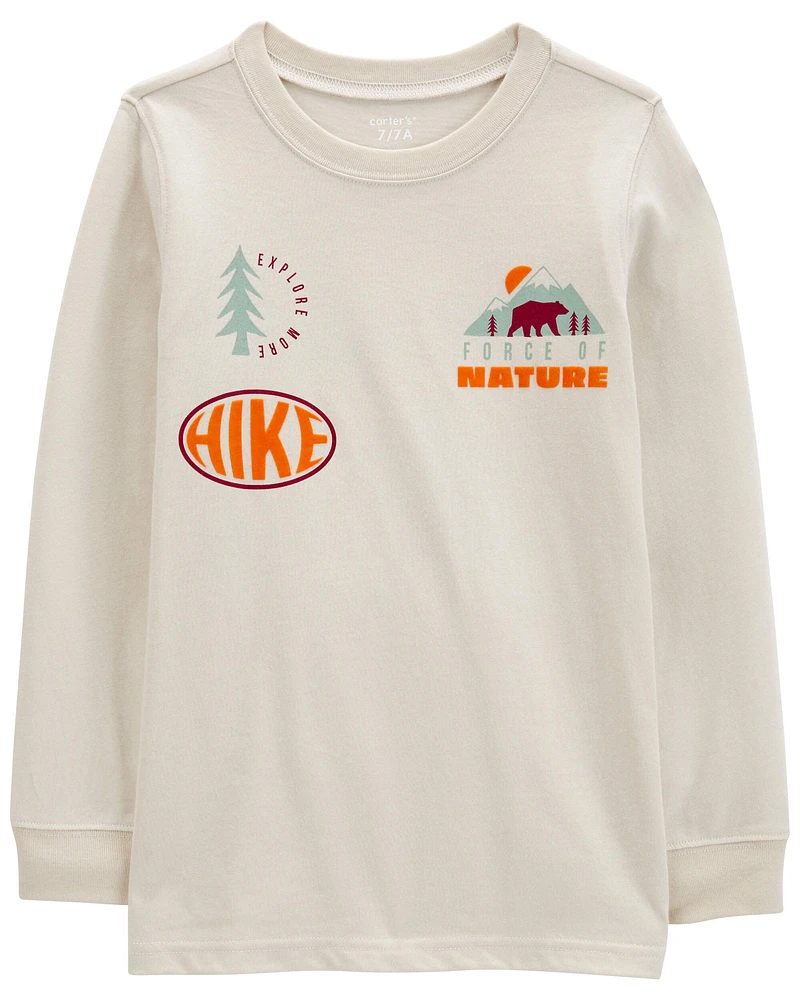 Kid Nature Hike Long-Sleeve Graphic Tee