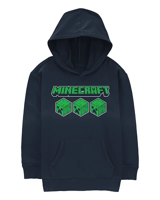 Kid Minecraft Pullover Hoodie