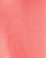 Baby Organic Cotton Ribbed Pyjama Set Pink