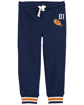 Football Pull-On French Terry Joggers