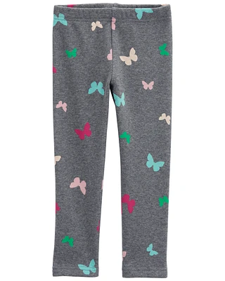 Baby Butterfly Cozy Fleece Leggings