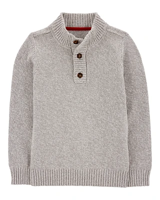 Kid Pullover Ribbed Sweater