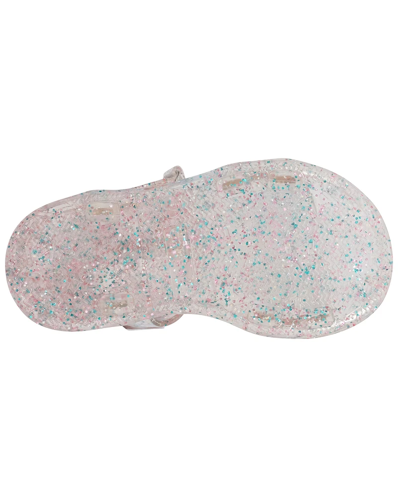 Toddler Glitter Jelly Sandals