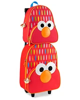 Sesame Street Toddler Kids Carry-On Rolling Luggage - Elmo