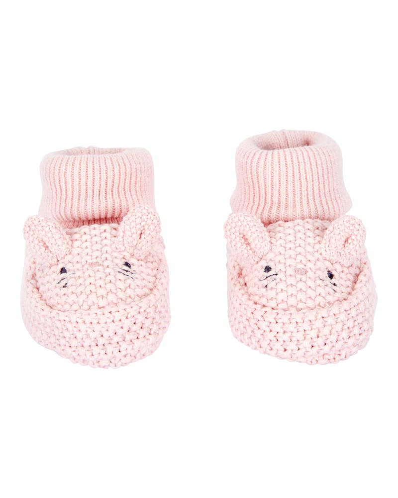 Baby Bunny Crochet Booties