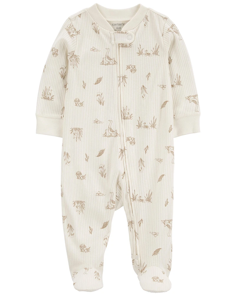 Goose 2-Way Zip Thermal Sleeper Pyjamas