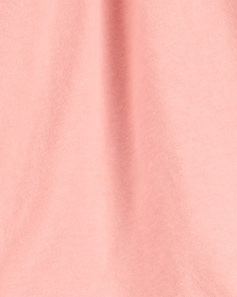 Kid 2-Piece Gingham Skort Outfit Set - Pink