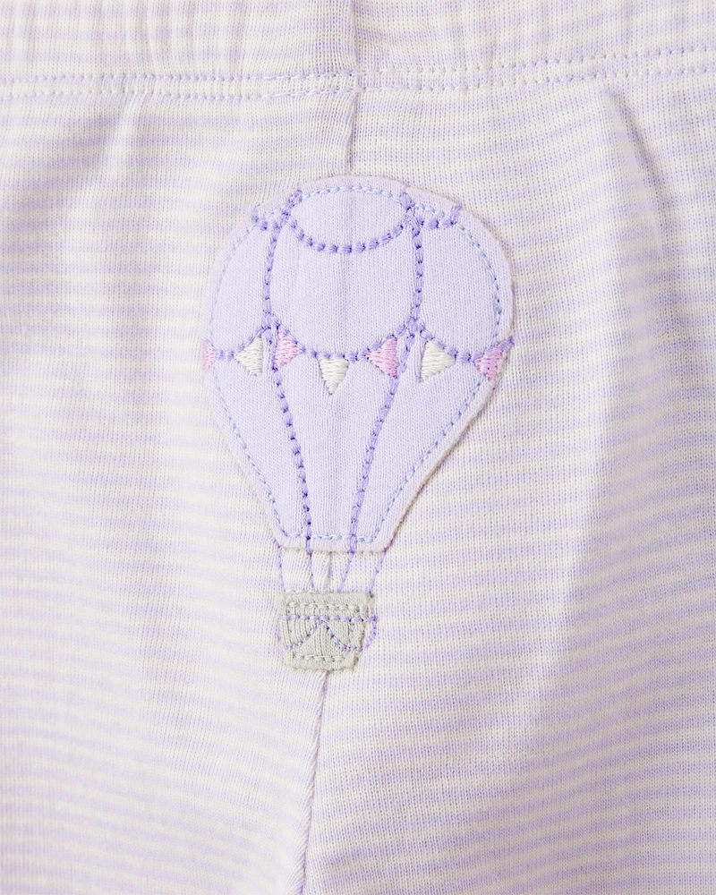 Baby Girl 3-Piece Hot Air Balloon Little Character Set