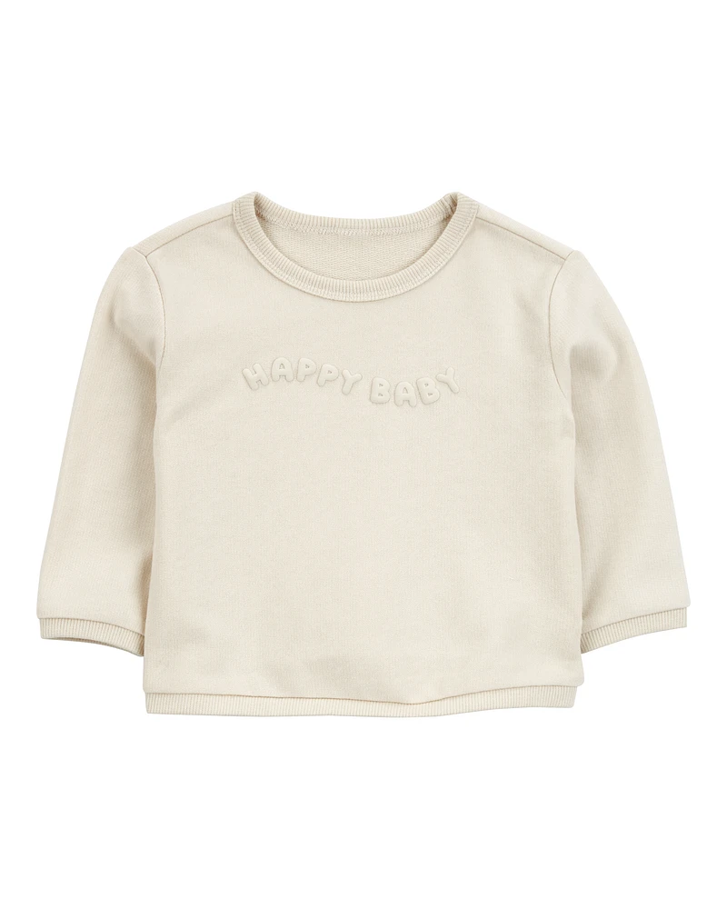 Baby Glitter Fleece Sweatshirt