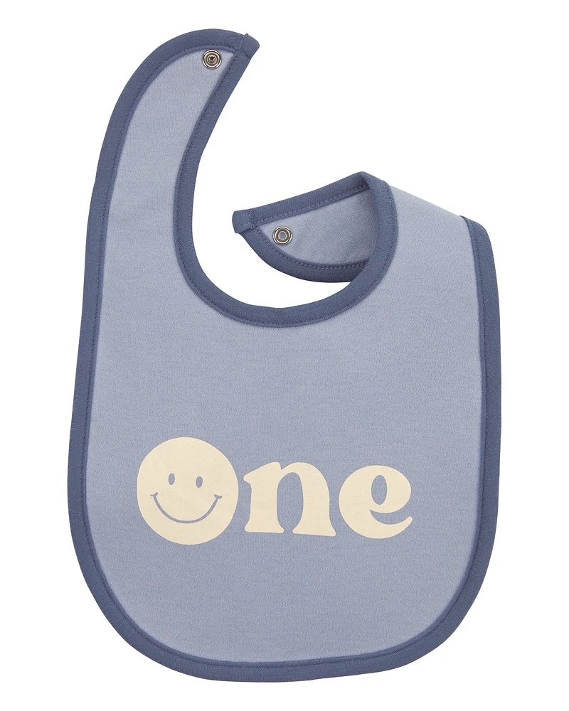 Baby 1st Birthday Teething Bib