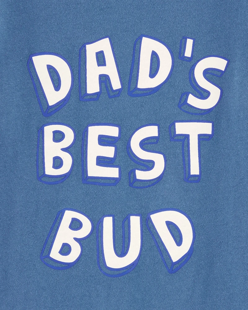 Toddler Dad's Best Bud Graphic Tee