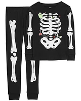 Kid 2-Piece Skeleton 100% Snug Fit Cotton Pyjamas