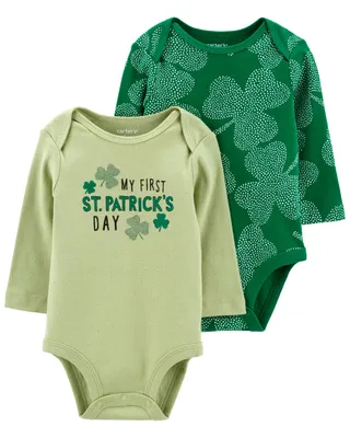 Baby's First St. Patrick's Day Bodysuits