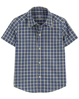 Toddler Plaid Button-Down Shirt